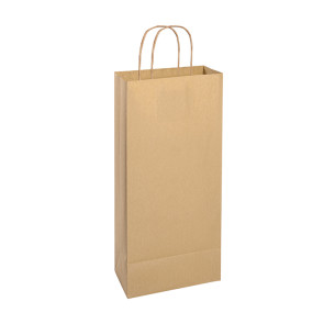 Shopper in carta con soffietto, manico ritorto double wine personalizzato promozionale-23