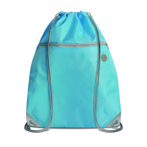Sacca in nylon con tasca personalizzato promozionale-212