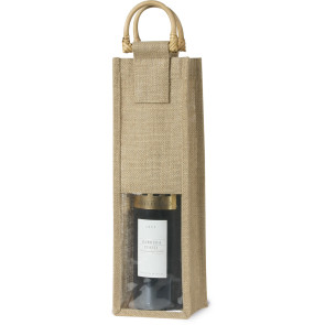 Borsa portabottiglia in juta personalizzato promozionale-221