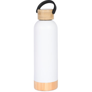 Borraccia termica 500 ml in acciaio e bambù personalizzato promozionale-23
