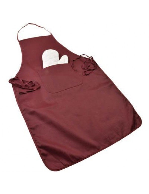 Grembiule da cucina in poliestere/cotone personalizzato promozionale-04