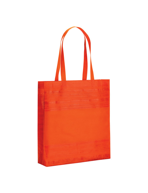 Shopper con soffietto in TNT termosaldato, manici 65 cm personalizzato promozionale-01