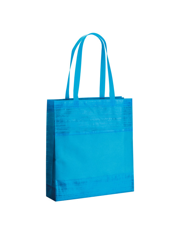 Shopper con soffietto in TNT termosaldato, manici 65 cm personalizzato promozionale-01