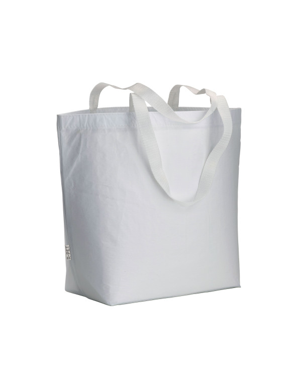 Shopper in R-PET laminato con soffietto alla base personalizzato promozionale-03