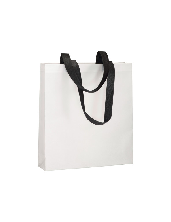Shopper con soffietto in TNT 80 g/m2 termosaldato, manici lunghi personalizzato promozionale-02