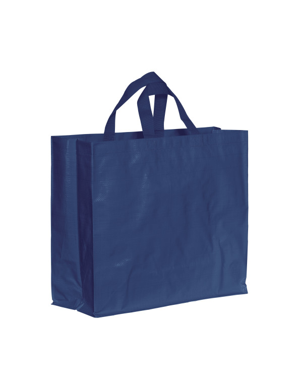 Shopper in PP riciclato laminato 120g/m2, manici corti e soffietto personalizzato promozionale-05