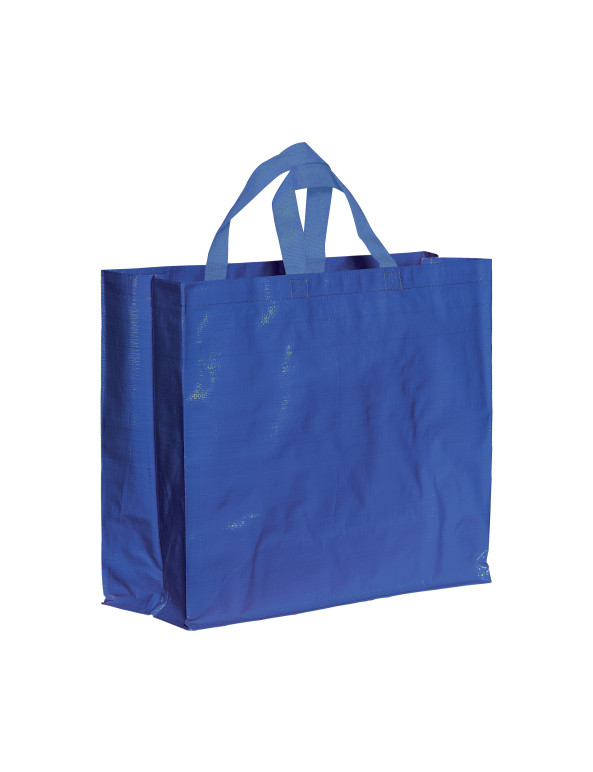 Shopper in PP riciclato laminato 120g/m2, manici corti e soffietto personalizzato promozionale-05