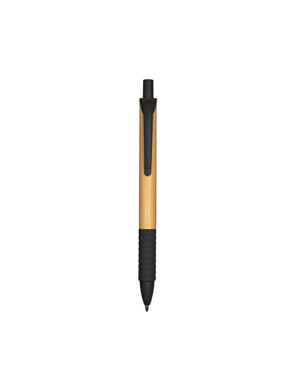 Penna a scatto con fusto in bambù personalizzato promozionale-01