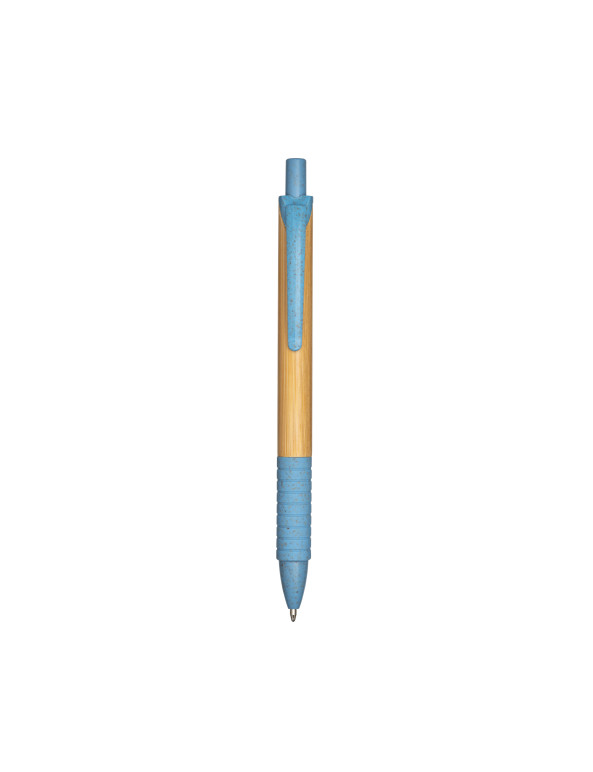 Penna a scatto con fusto in bambù personalizzato promozionale-01