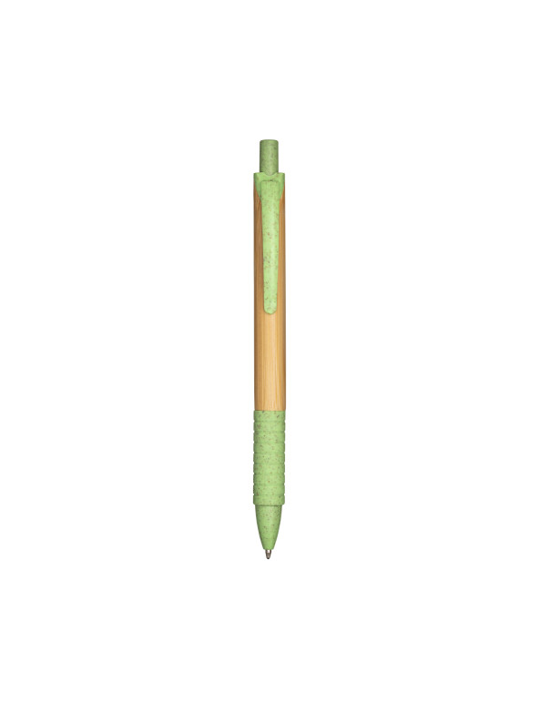 Penna a scatto con fusto in bambù personalizzato promozionale-01