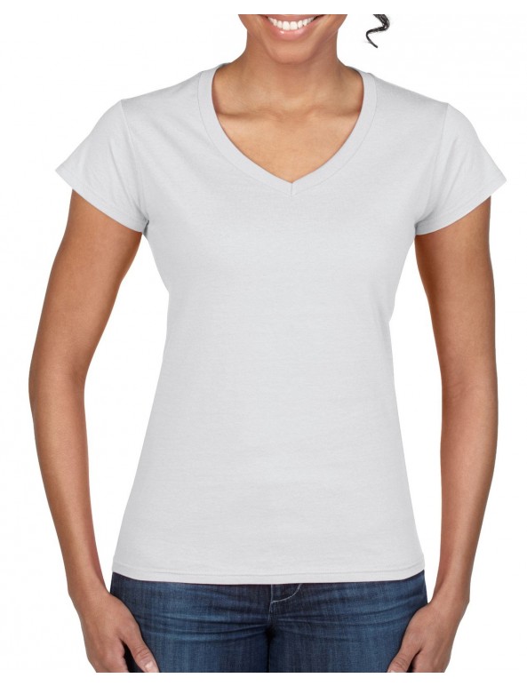  Maglia Donna GL64V00L collo V Soft Style 100% Cot personalizzato promozionale-010