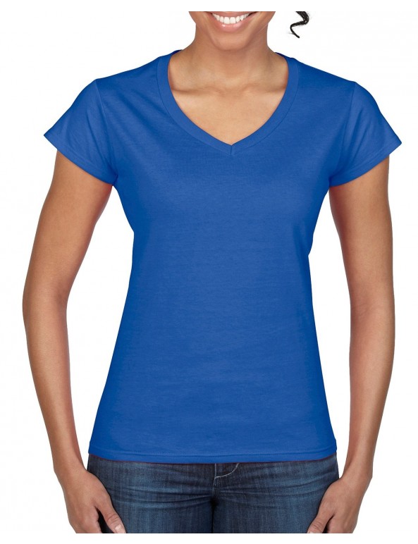  Maglia Donna GL64V00L collo V Soft Style 100% Cot personalizzato promozionale-010