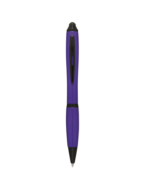 Penna a sfera con touch screen in plastica personalizzato promozionale-07