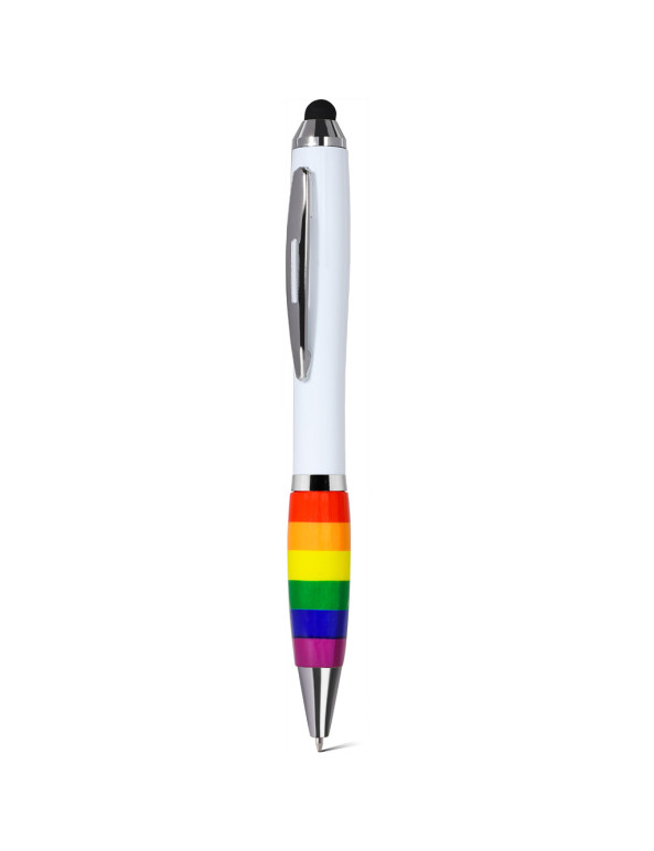 Penna a sfera con touch screen in plastica personalizzato promozionale-01