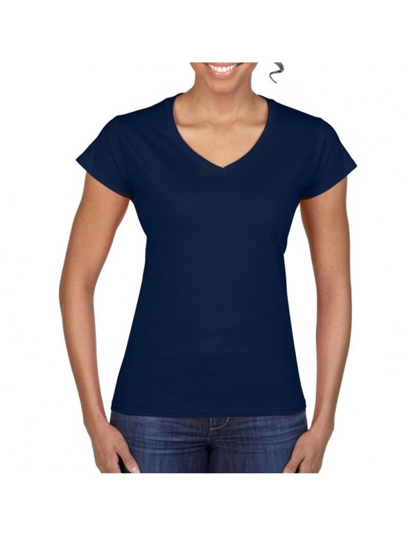  Maglia Donna GL64V00L collo V Soft Style 100% Cot personalizzato promozionale-010