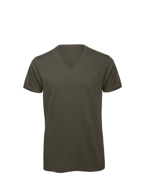 Maglia manica corta collo a V INSPIRE T ORGANIC personalizzato promozionale-09