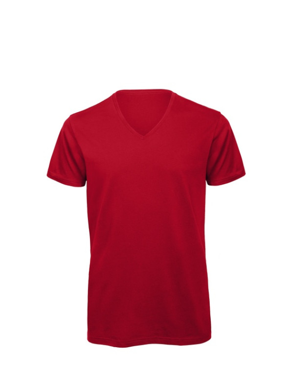 Maglia manica corta collo a V INSPIRE T ORGANIC personalizzato promozionale-09