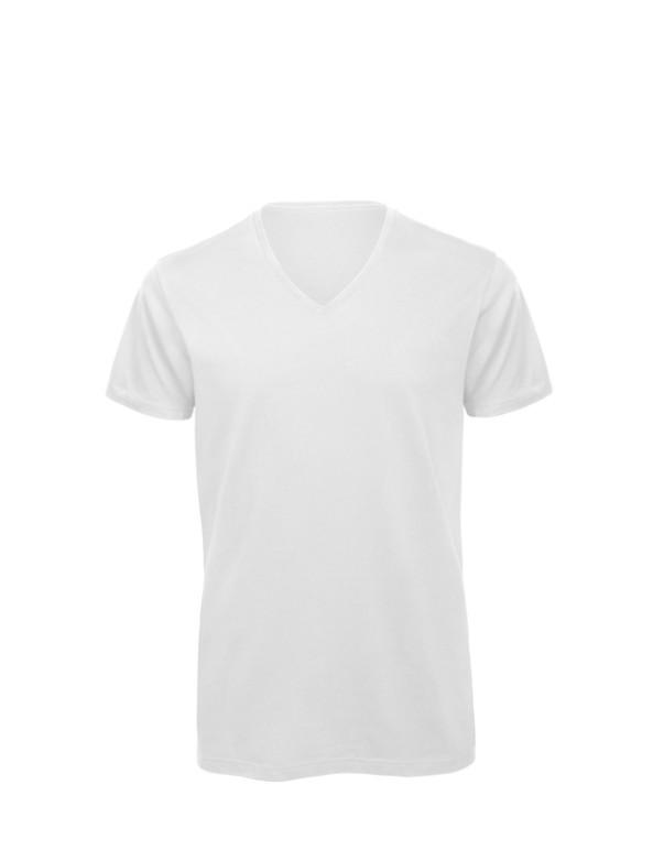 Maglia manica corta collo a V INSPIRE T ORGANIC personalizzato promozionale-09