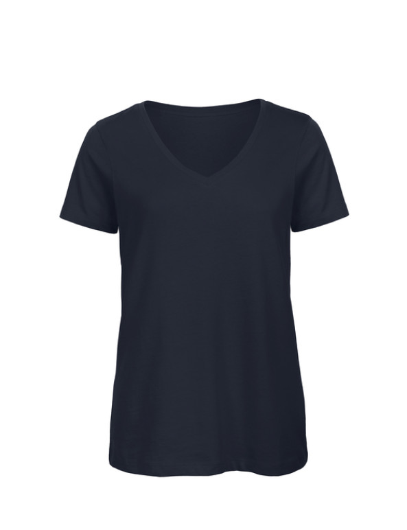 Maglia manica corta collo a V INSPIRE VT ORGANIC personalizzato promozionale-072
