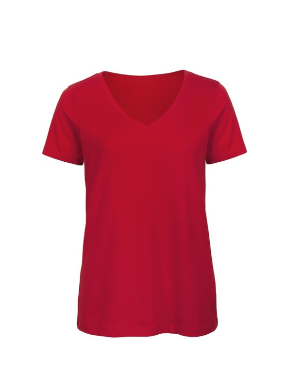Maglia manica corta collo a V INSPIRE VT ORGANIC personalizzato promozionale-072