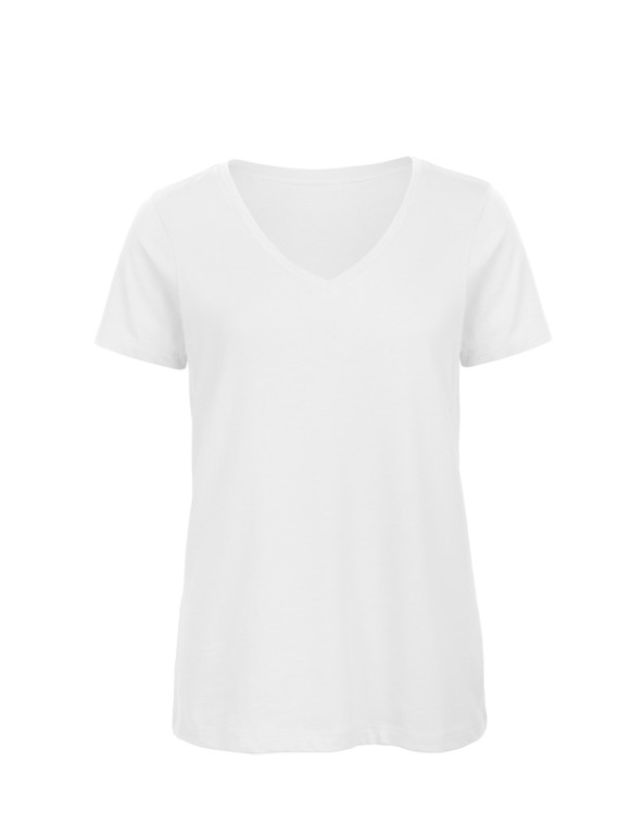 Maglia manica corta collo a V INSPIRE VT ORGANIC personalizzato promozionale-072