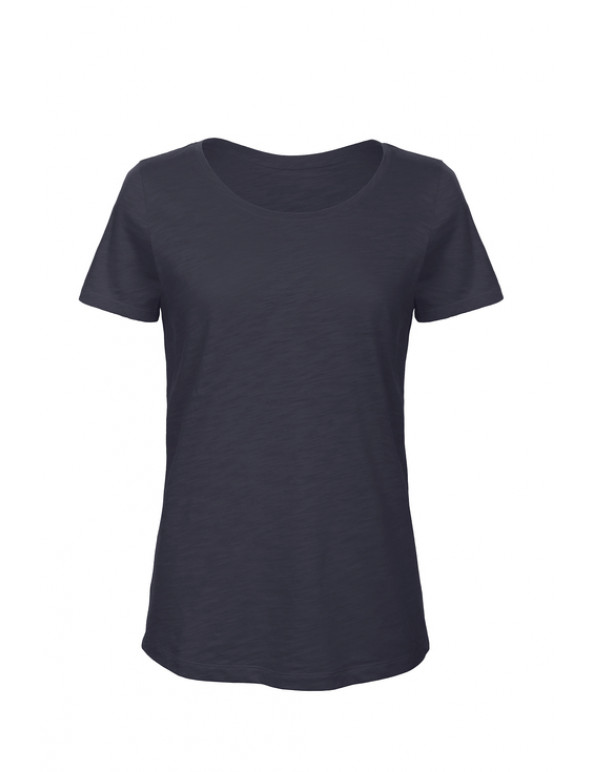 Maglia girocollo manica corta INSPIRE SLUB ORGANIC personalizzato promozionale-079