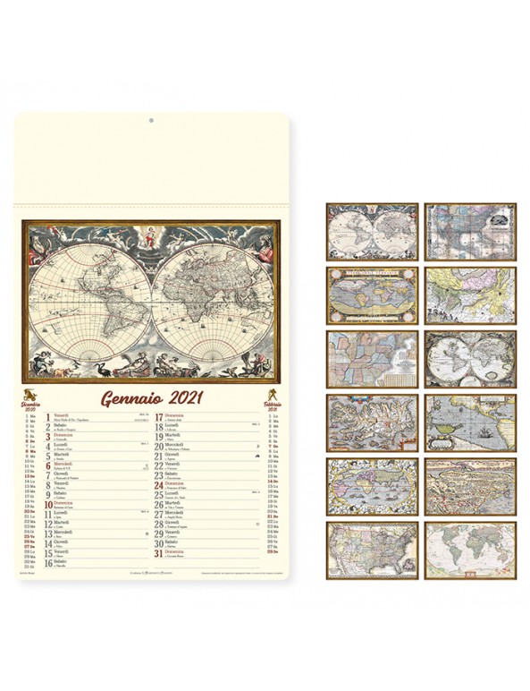 Calendario Antiche mappe personalizzato promozionale-02