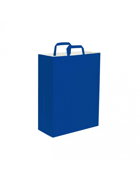 Shopper in carta kraft 110 gr/m2 con soffietto, manico piattina personalizzato promozionale-06