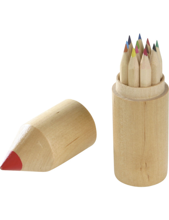 Confezione matite colorate in legno personalizzato promozionale-01