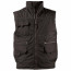 Gilet imbottito di polyestere impermeabilizzato con profili rifrangenti personalizzato promozionale-012