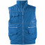 Gilet imbottito di polyestere impermeabilizzato con profili rifrangenti personalizzato promozionale-012