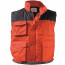 Gilet imbottito(100% polyestere), impermeabilizzato con profili rifrangenti personalizzato promozionale-019