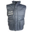 Gilet imbottito(100% polyestere), impermeabilizzato con profili rifrangenti personalizzato promozionale-019