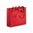 Shopper in TNT laminato metallizzata, manici lunghi e soffietto personalizzato promozionale-01