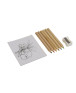 Set composto da 6 matite in legno colorate personalizzato promozionale-02