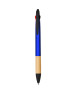 Penna a sfera a 3 colori con touch screen in plastica e bambù personalizzato promozionale-01