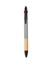 Penna a sfera a 3 colori con touch screen in plastica e bambù personalizzato promozionale-01