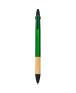 Penna a sfera a 3 colori con touch screen in plastica e bambù personalizzato promozionale-01